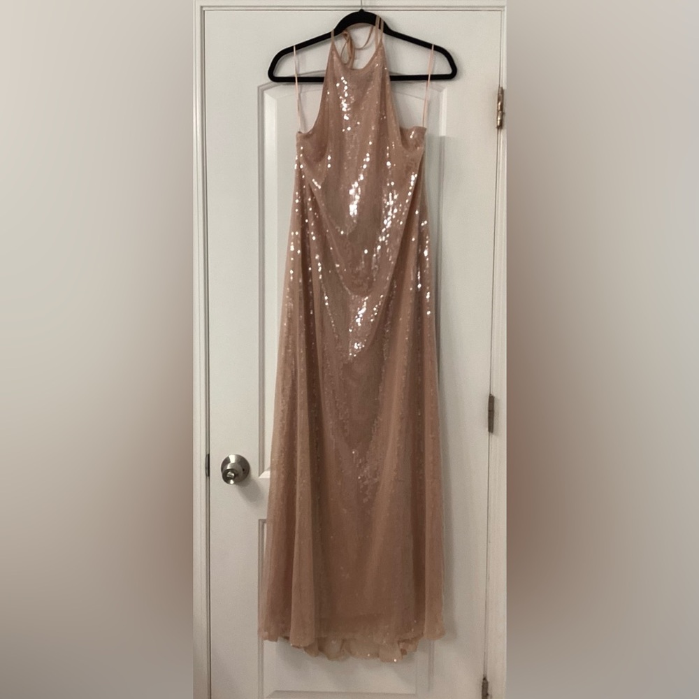 Zara Halter Sequin Dress